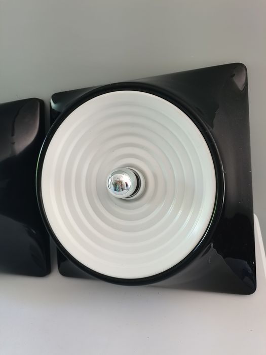 Pair of ceiling lights model 1369 by Studio Nizzoli Associati for Stilnovo