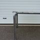 Vintage 70s smoked glass dining table