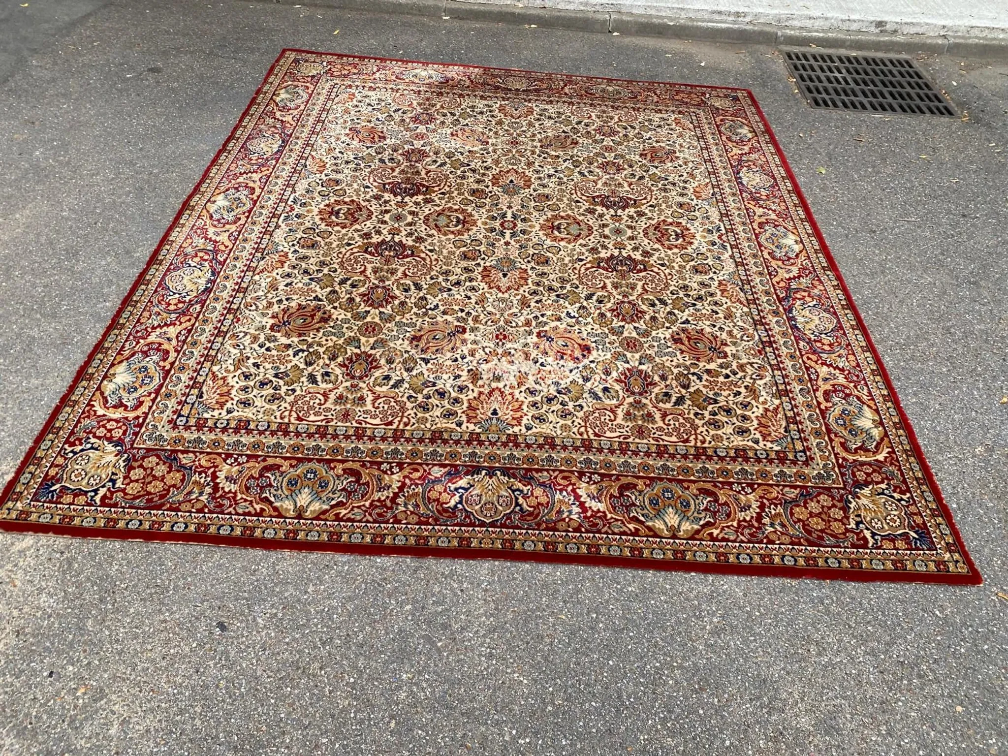 Large Persian carpet 100% pure wool 250x300 cm Kemal