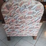 armchair (wood - fabric)