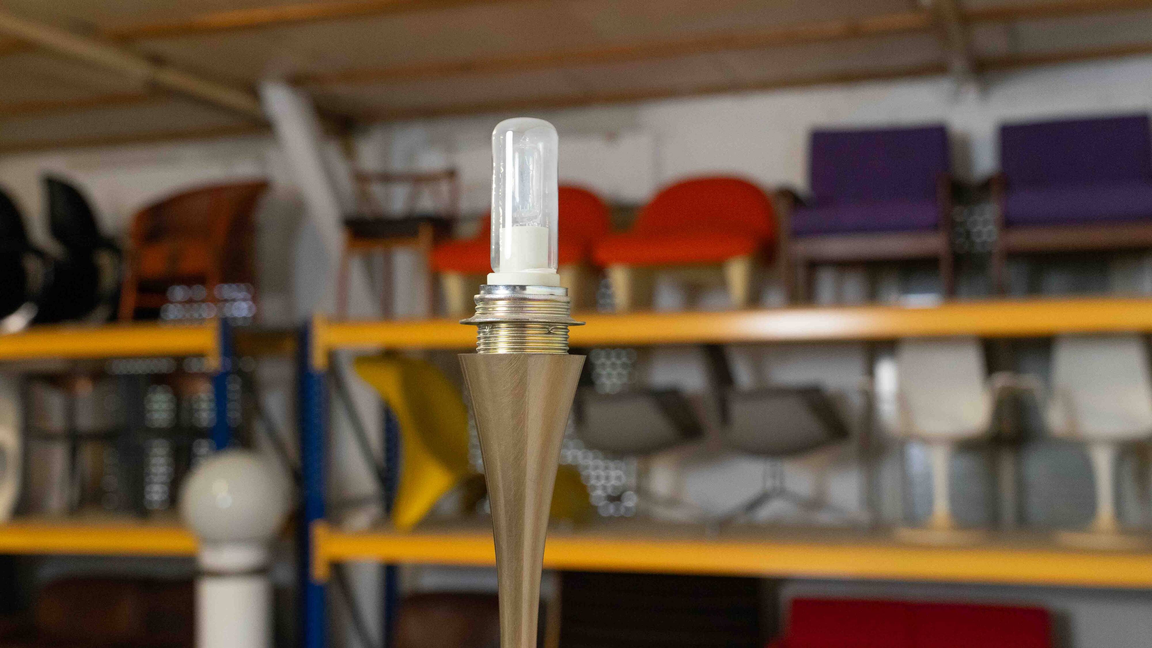 Lonea Floorlamp in brass by Florian Schulz