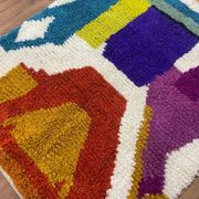 Tapis marocain en laine artisanale 2.5 x 1.5 m