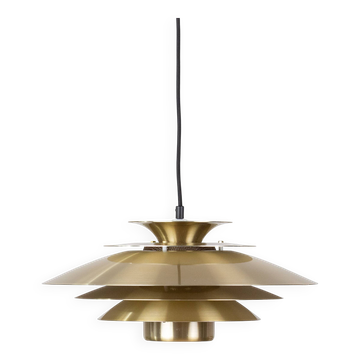 Lampe suspendue vintage danoise Verona par Kurt Wiborg, Jeka, années 1980