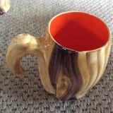 Series of 4 mugs