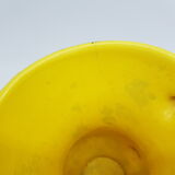 Pitcher Digoin Sarreguemines black satin and yellow