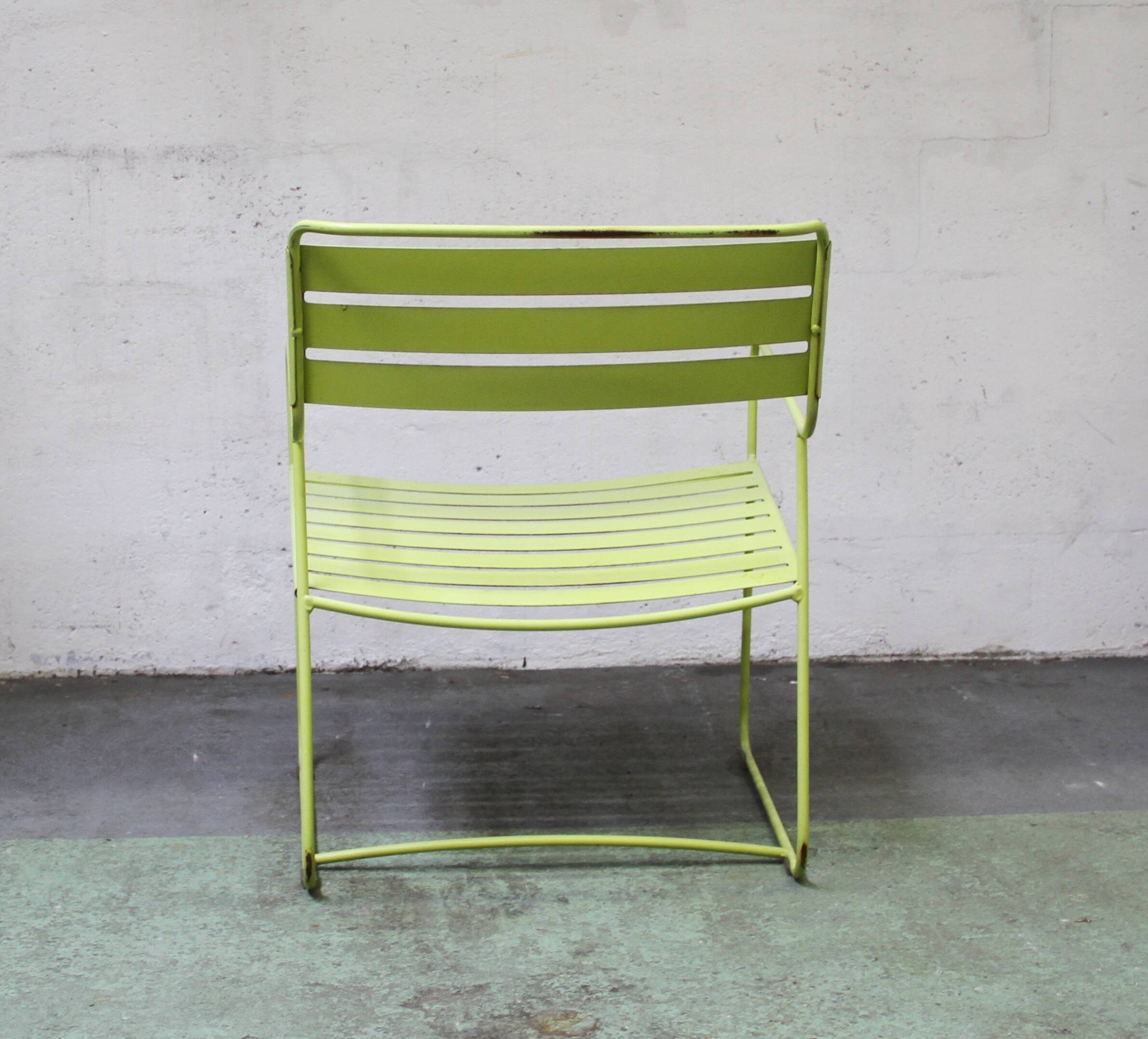 Suite of 15 Surprising garden armchairs, Fermob