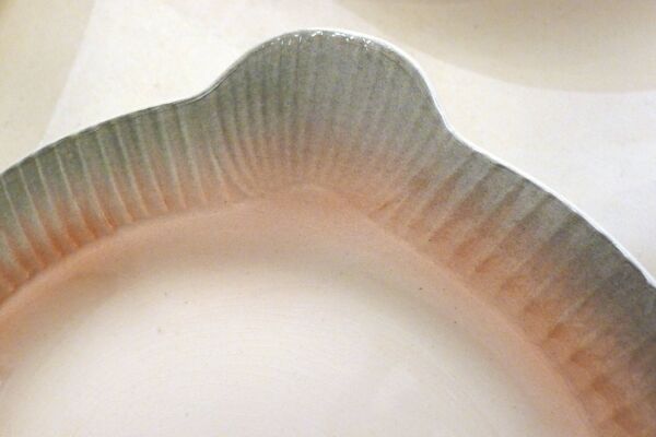 Set de 12 assiettes Poissons Digoin Sarreguemines