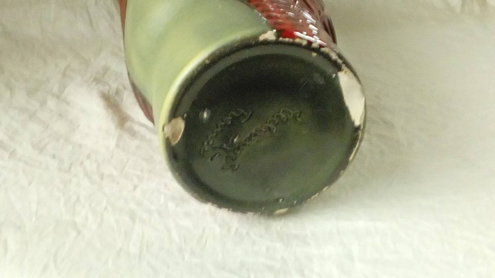 Fernand elchinger ceramic vase, fern model, 1950s