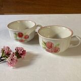 Tea cups, earthenware from Salins-les-Bains
