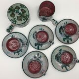 Signed Vallauris coffee service