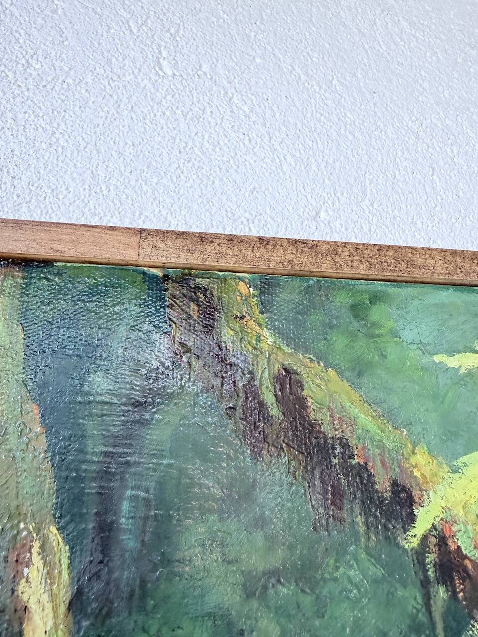 Oil painting "jungle" forest landscape