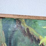 Oil painting "jungle" forest landscape