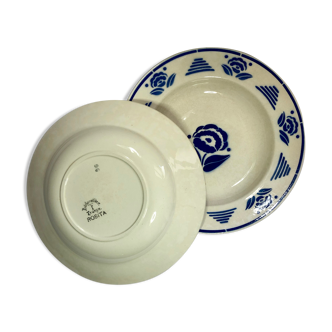 2 assiettes creuses Rosita