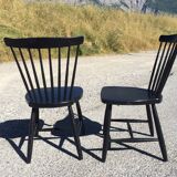 Pair of Hagafors vintage Scandinavian design chairs