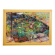Garden pond with water lilies, 1994 – Oil painting by Alexander Michael