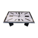 Table basse vintage horloge