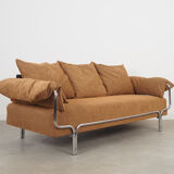 Brown sofa, Danish design, 1970s, production: Denmark