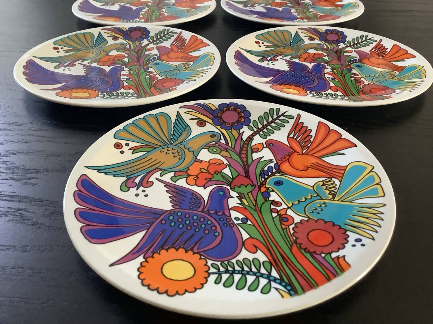 Set of 5 Acapulco plates by Villeroy & Boch