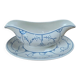 Antique Boch sauce boat with blue decoration – chic country charm
