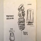 Drawing Sculptures Congo