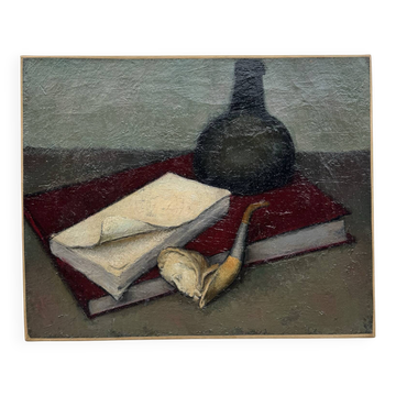 Still life painting modern realism old
