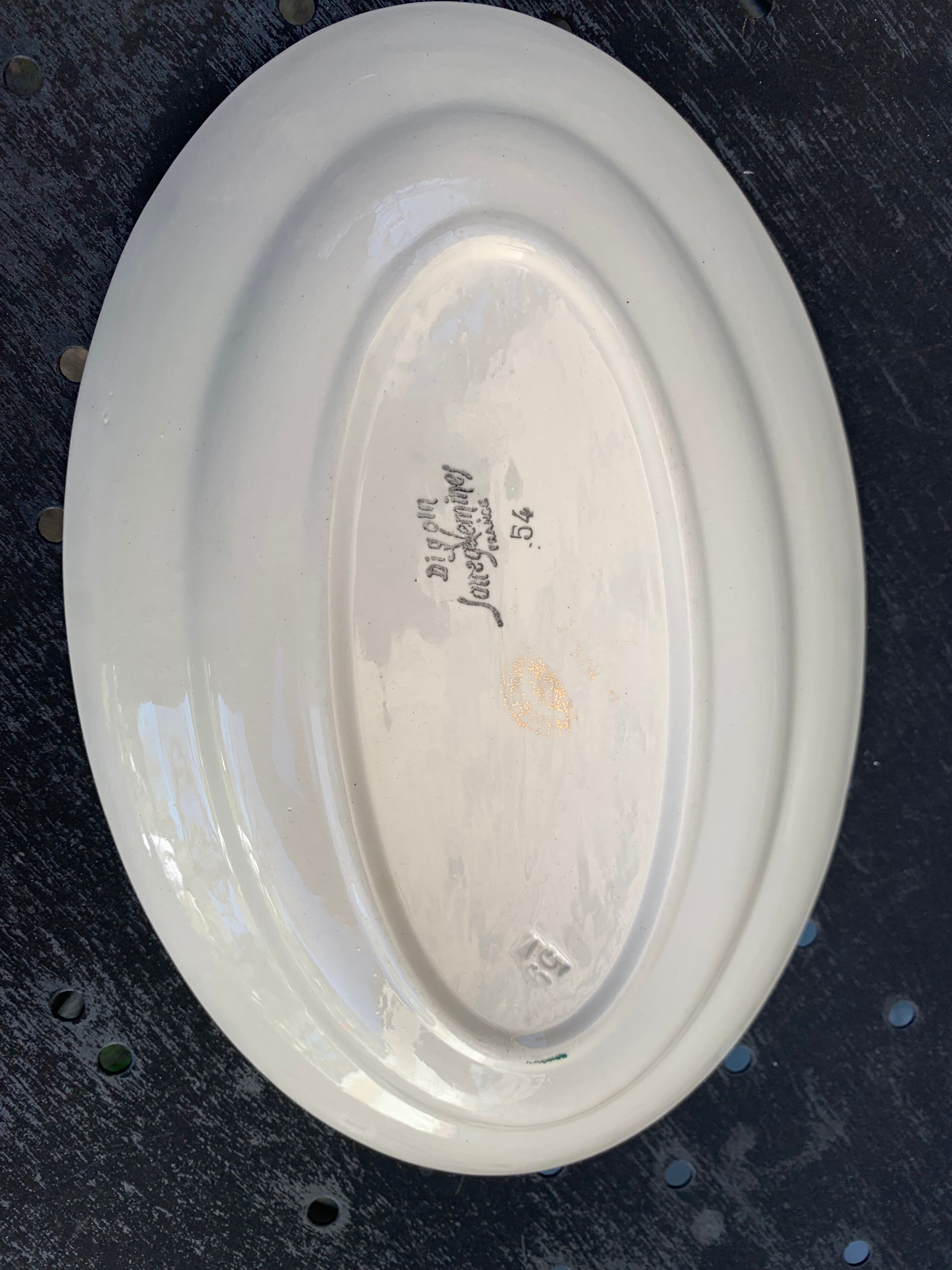 Set of two serving dishes Digoin and Sarreguemines