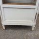 Old grey patinated showcase