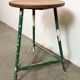 Green Industrial Workshop Stool, 1960s