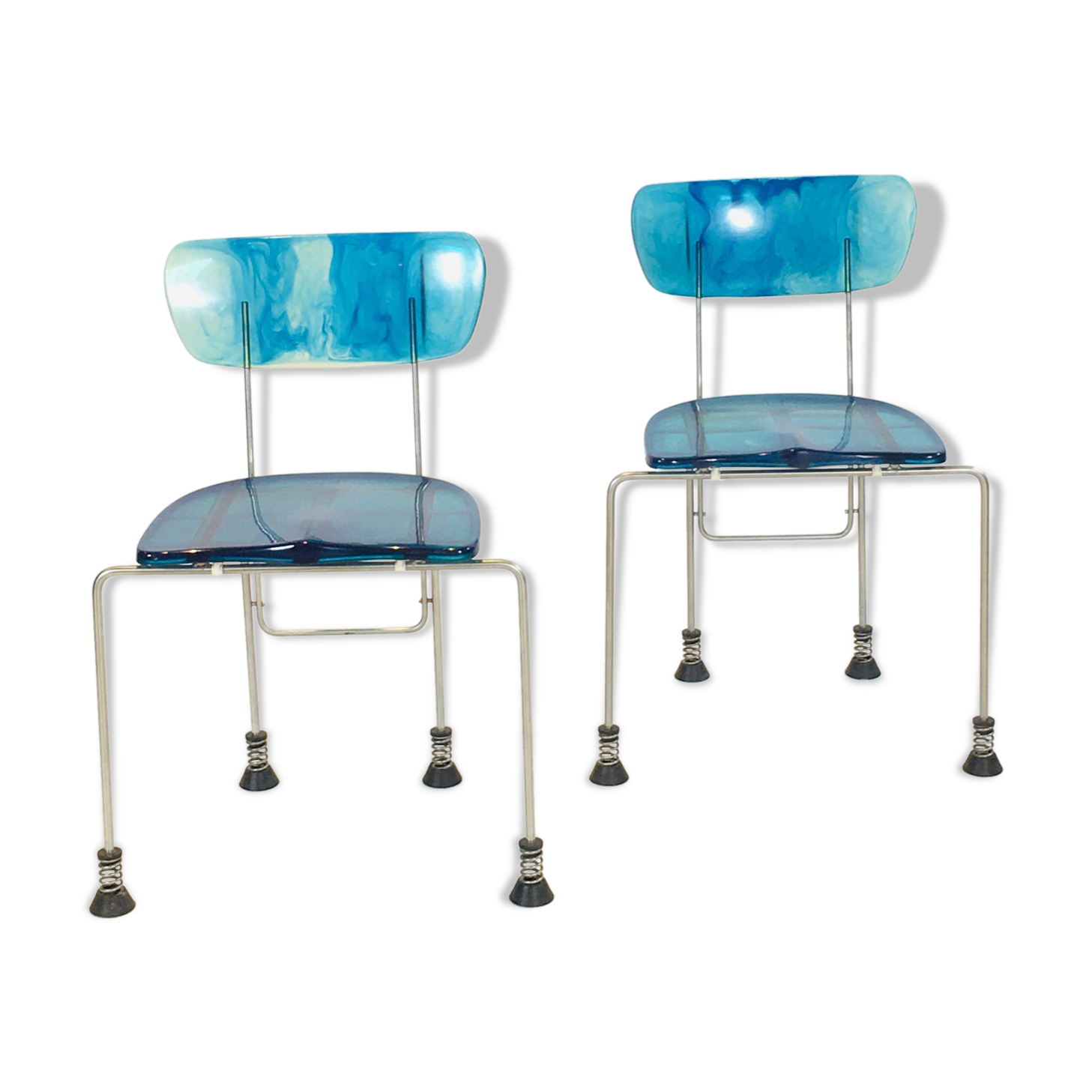Pair of "Broadway" chair by Gaetano Pesce for Bernini, Italy 1990's