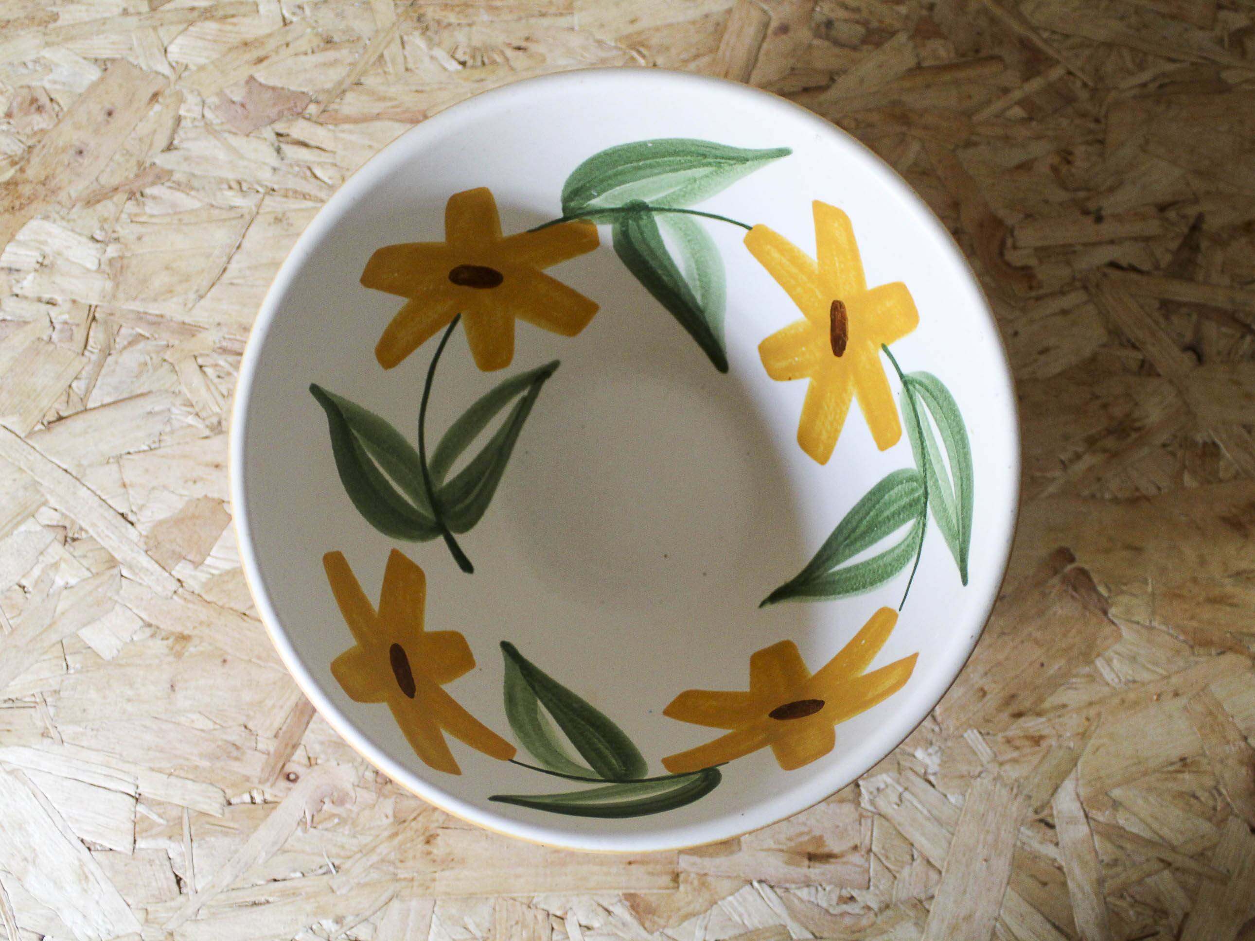 Orange salad bowl Elchinger France