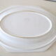 Octagonal dish Niderviller, Magnolia pattern, 1980, vintage