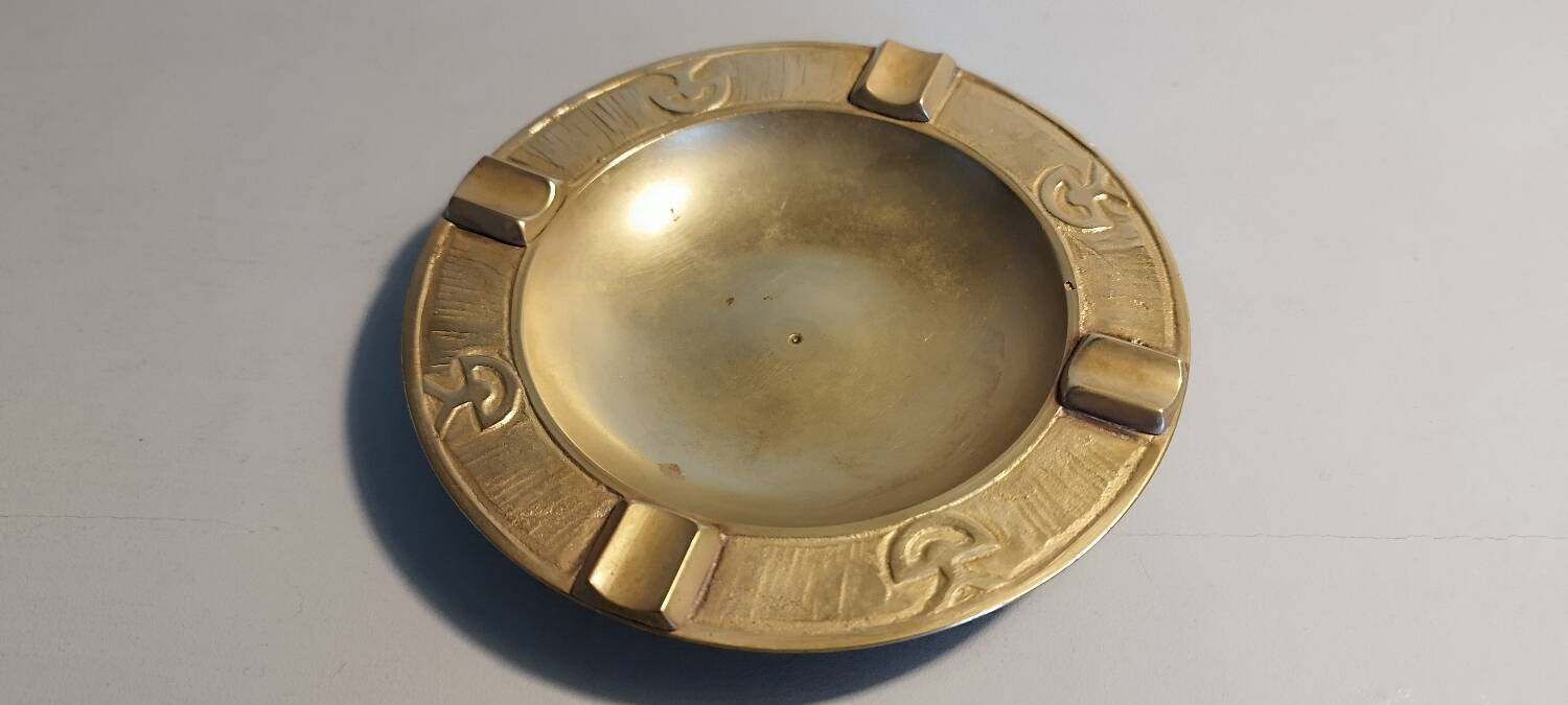 Brass ashtray