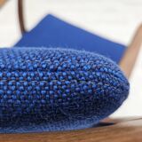 1960s, Danish easy armchair by Fritz Hansen, wool fabric, beech wood.