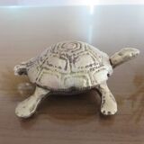 Ashtray " turtle " in brass 70s