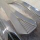 10 Christofle Atlantide silver-plated table forks 20.7cm