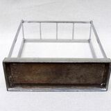 Art Deco umbrella holder in chromed metal