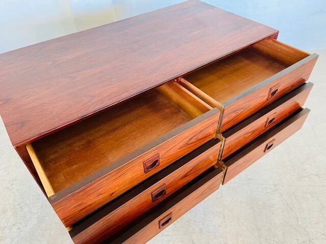 Commode vintage danoise en palissandre, style milieu du siècle, de la marque Brouers, années 1960