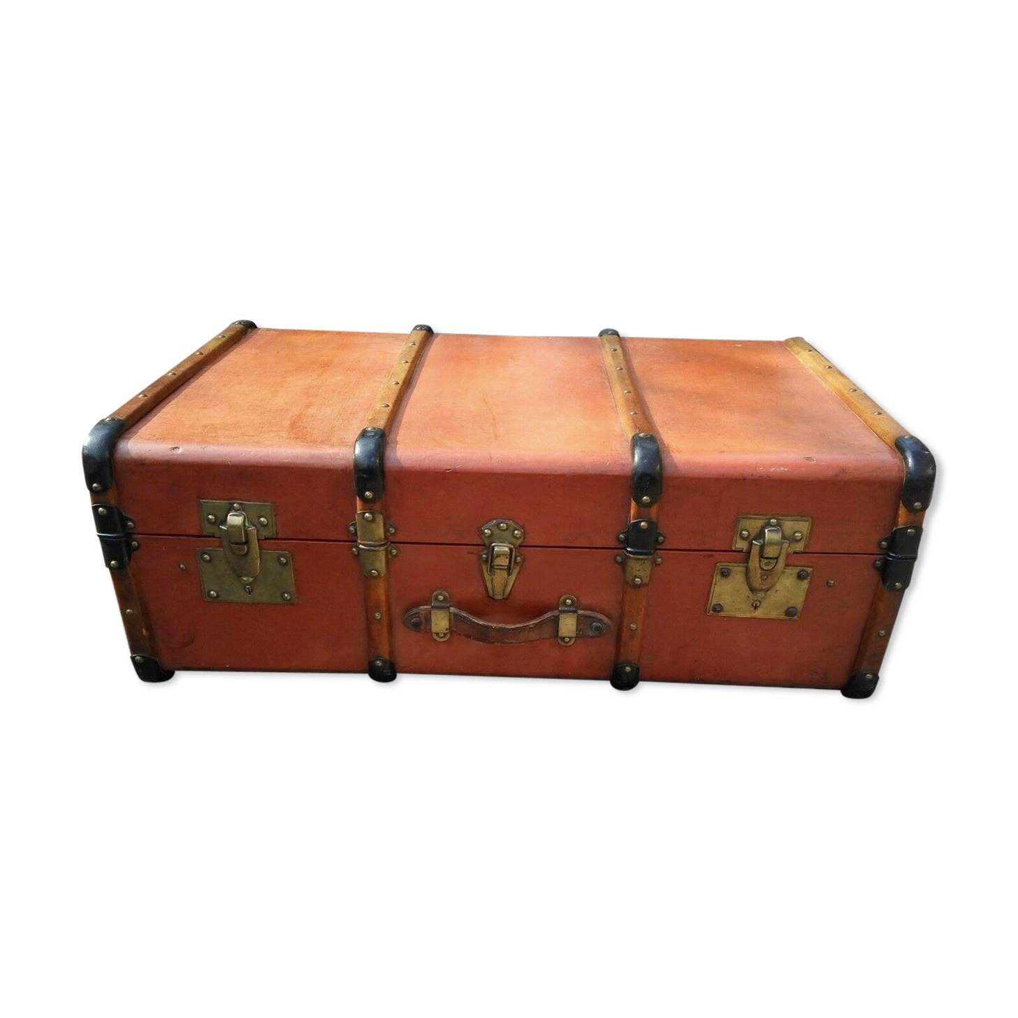 Old wooden trunk