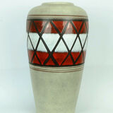 Vase scheurich modèle 517-50 décor géométrique heinz siery 1959