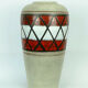 mid century VASE floorvase scheurich model 517-50 geometric decor heinz siery 1959