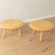 Karljohan side table set by Christian Halleröd for IKEA, 1990s, solid oak