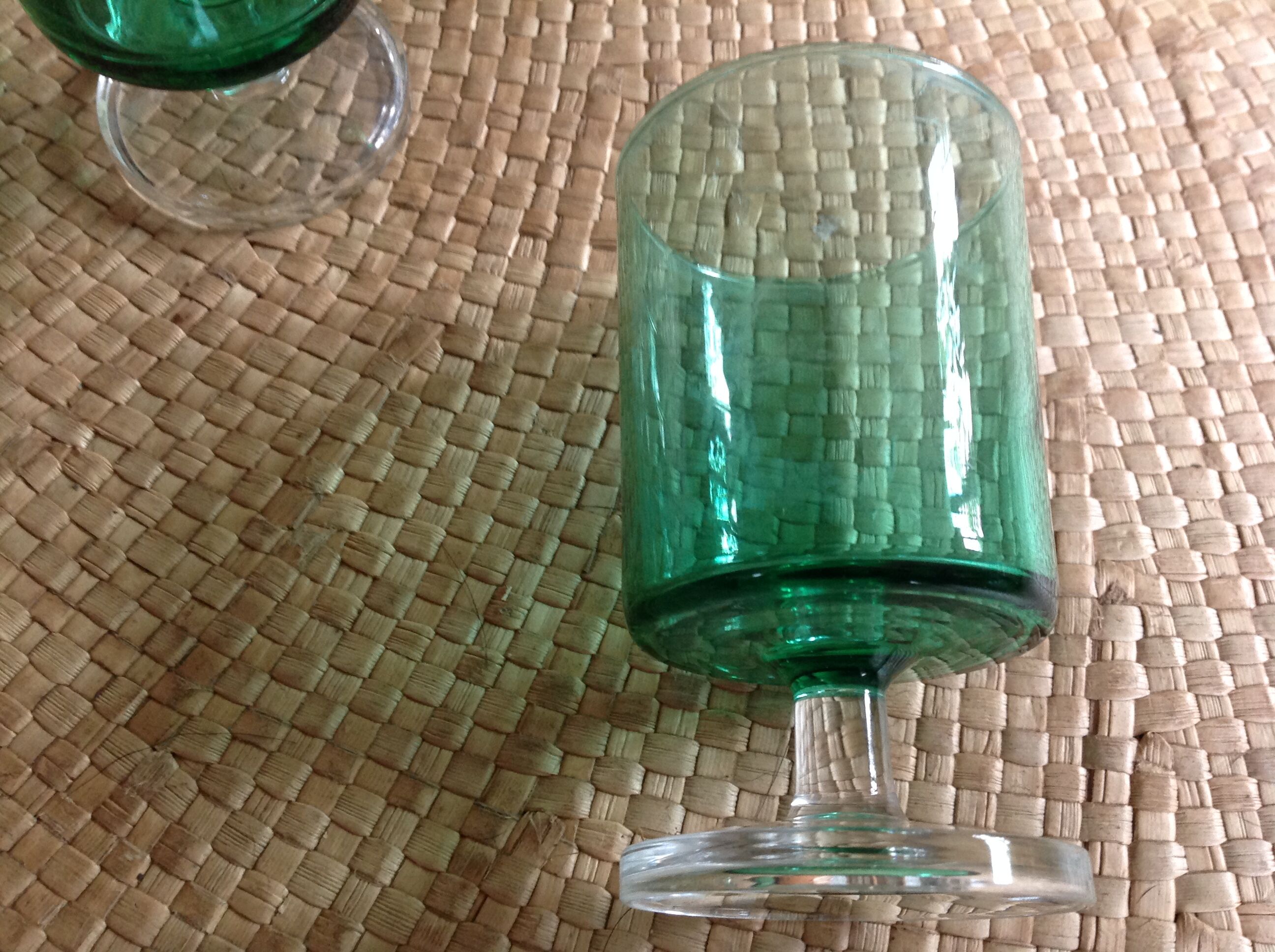 Series of 12 walking glasses