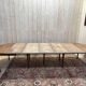 Table ovale en merisier 25 personnes