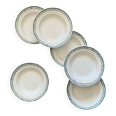 6 deep plates Saint Amand