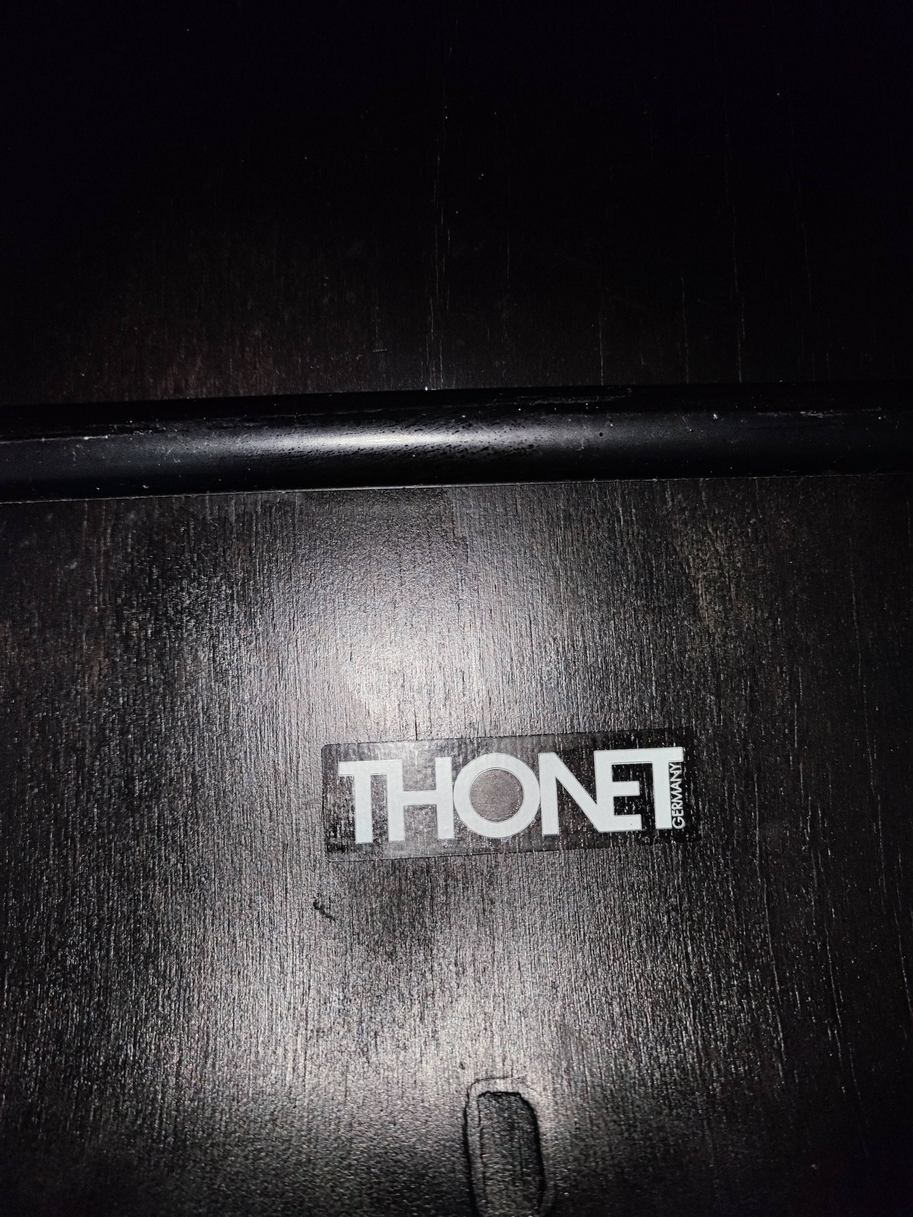 Thonet S320 black chairs