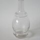 small engraved glass wine carafe early 20th century