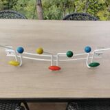 Large vintage coat rack in POP colors