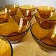 Bols Arcopal en verre ambré