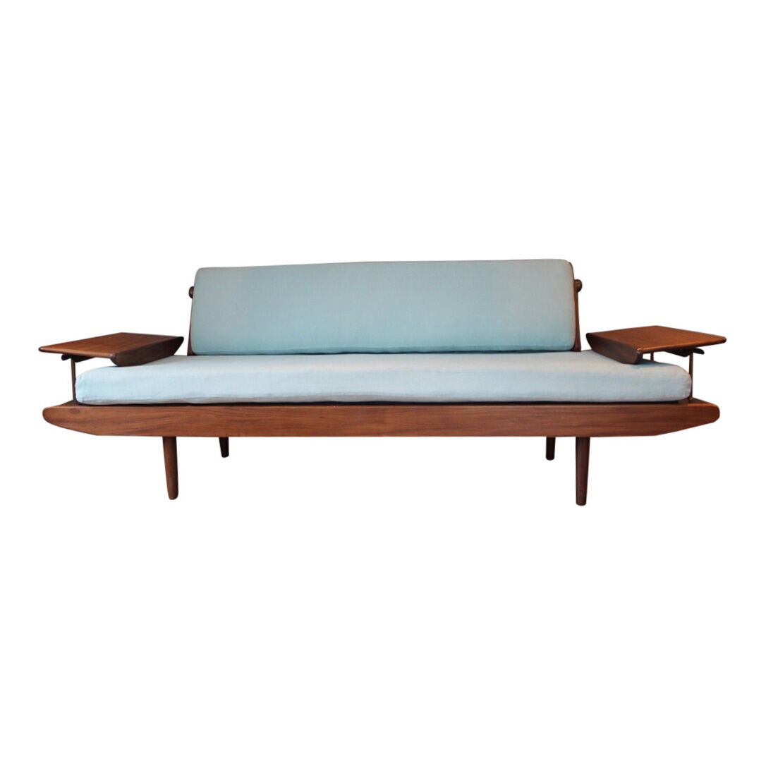 Daybed teak and copper, scandinavian style by Toothill
