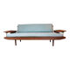Daybed teak and copper, scandinavian style by Toothill